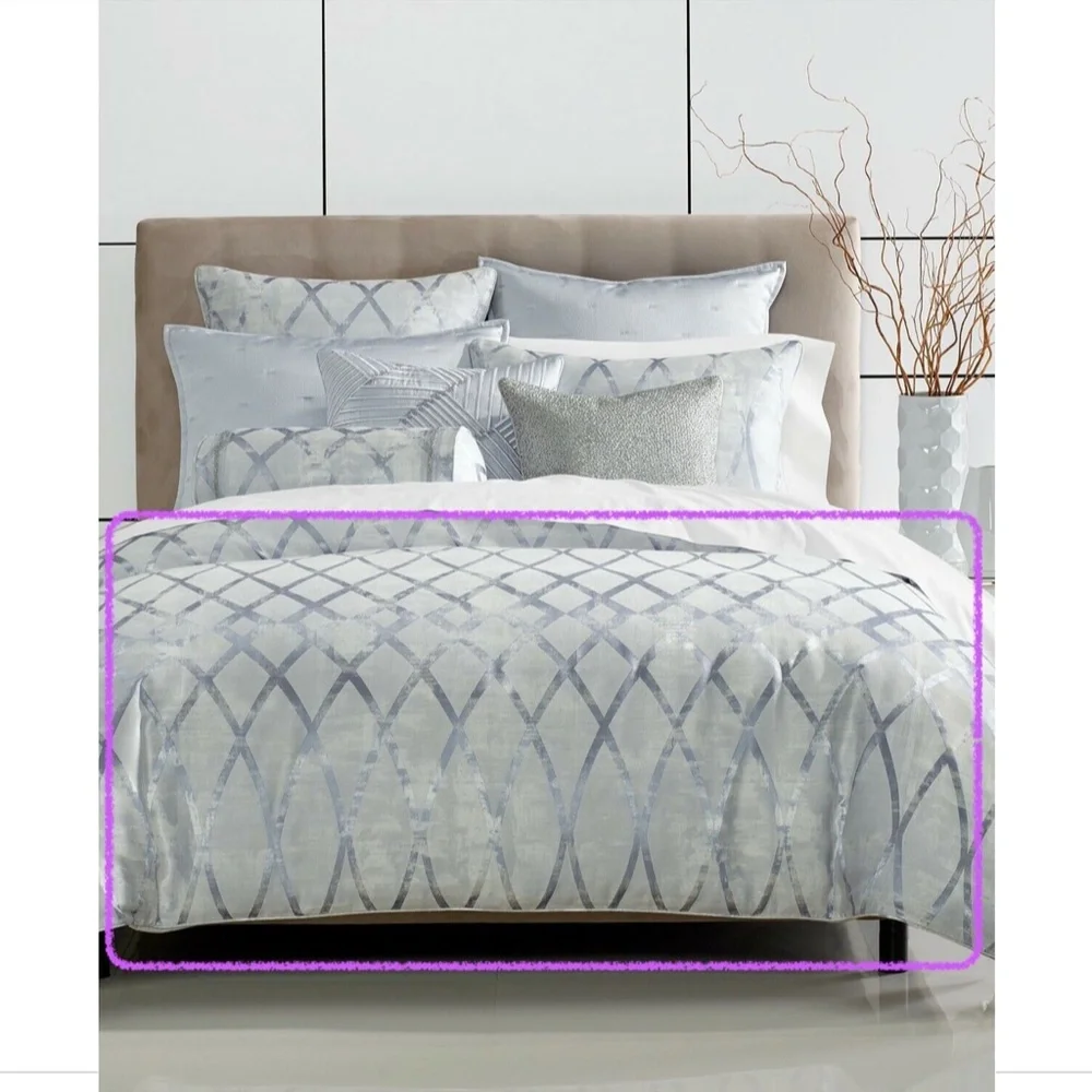 NIB $335 [ Full / Queen ]‎ Duvet Cover for Hotel Collection Dimensional - Picture 12 of 13